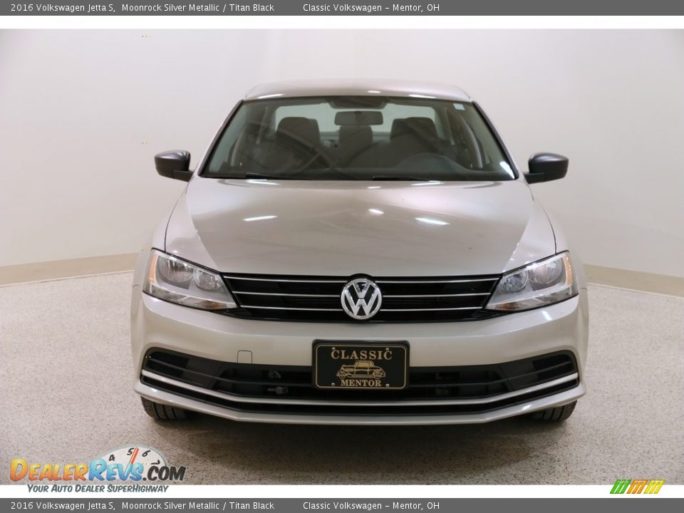 2016 Volkswagen Jetta S Moonrock Silver Metallic / Titan Black Photo #2