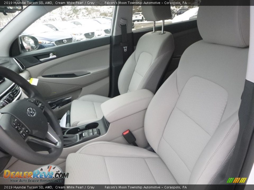Gray Interior - 2019 Hyundai Tucson SEL AWD Photo #11