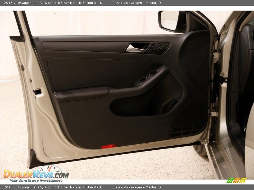 2016 Volkswagen Jetta S Moonrock Silver Metallic / Titan Black Photo #4