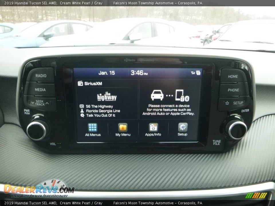 2019 Hyundai Tucson SEL AWD Cream White Pearl / Gray Photo #13