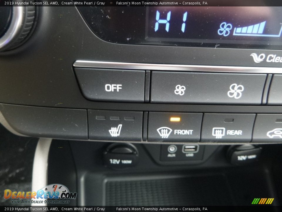 2019 Hyundai Tucson SEL AWD Cream White Pearl / Gray Photo #14