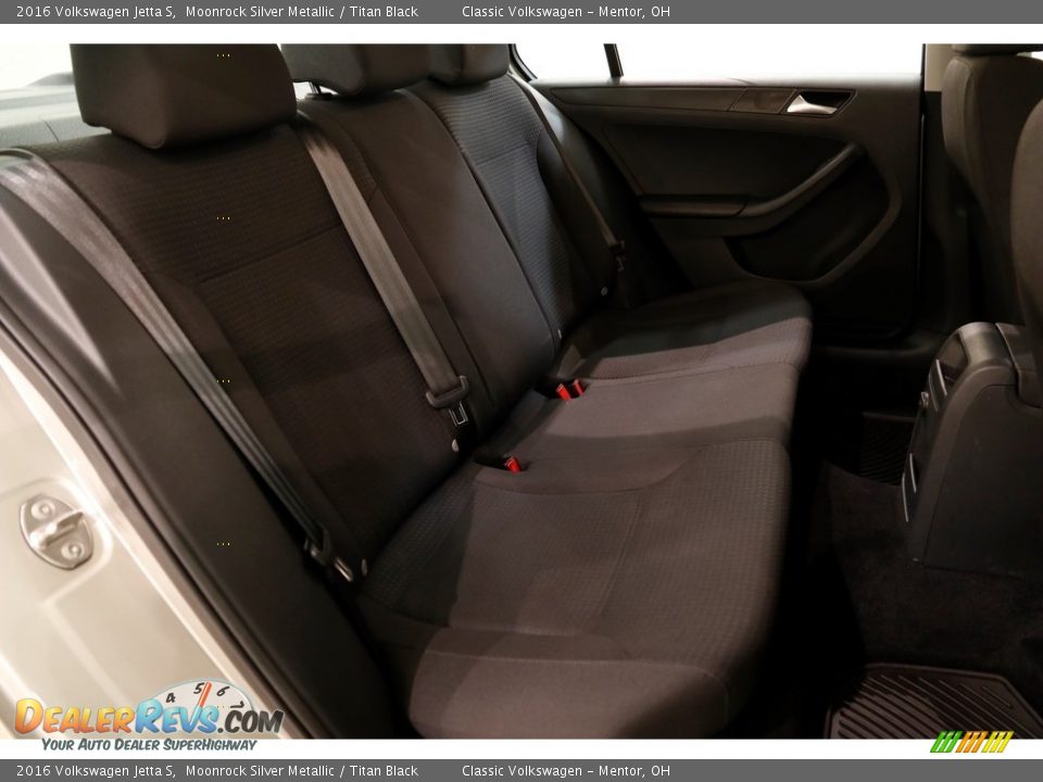 2016 Volkswagen Jetta S Moonrock Silver Metallic / Titan Black Photo #13