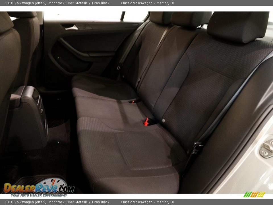 2016 Volkswagen Jetta S Moonrock Silver Metallic / Titan Black Photo #14