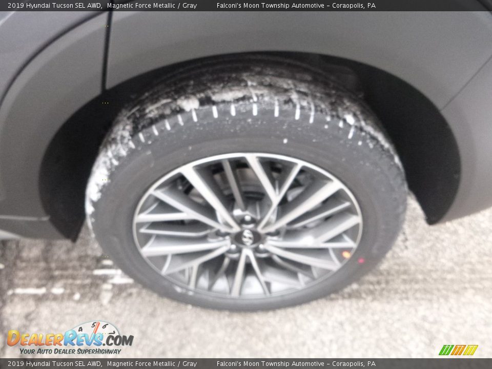 2019 Hyundai Tucson SEL AWD Magnetic Force Metallic / Gray Photo #7