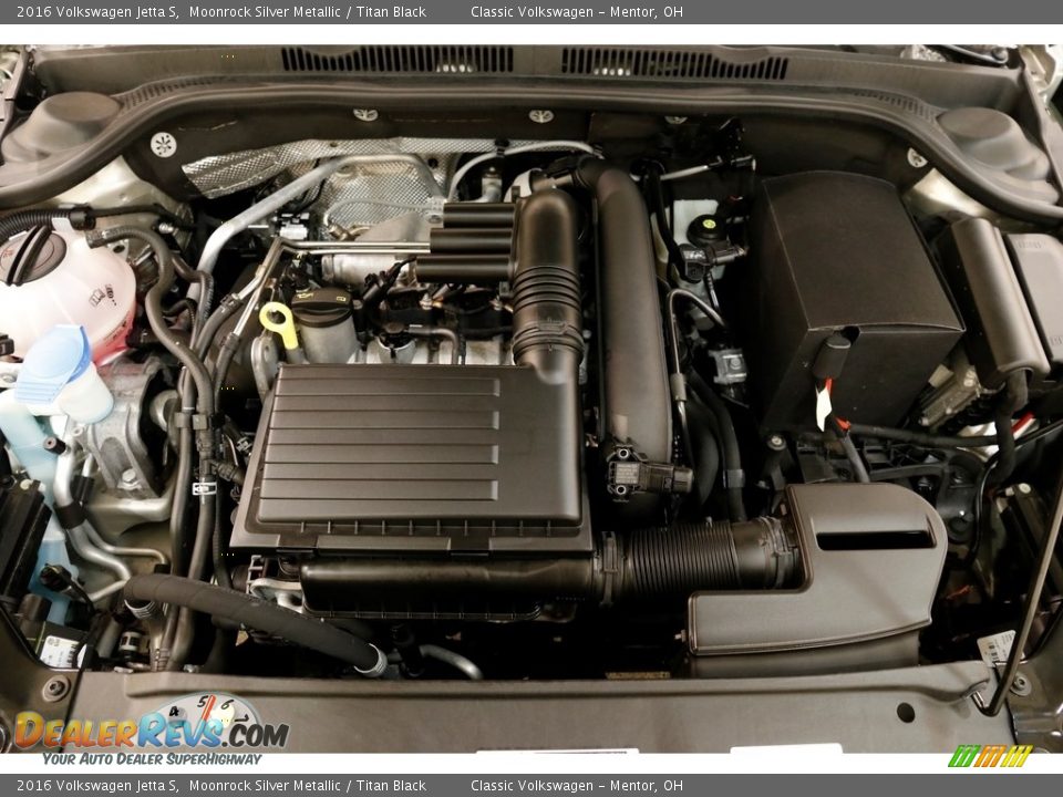 2016 Volkswagen Jetta S Moonrock Silver Metallic / Titan Black Photo #16