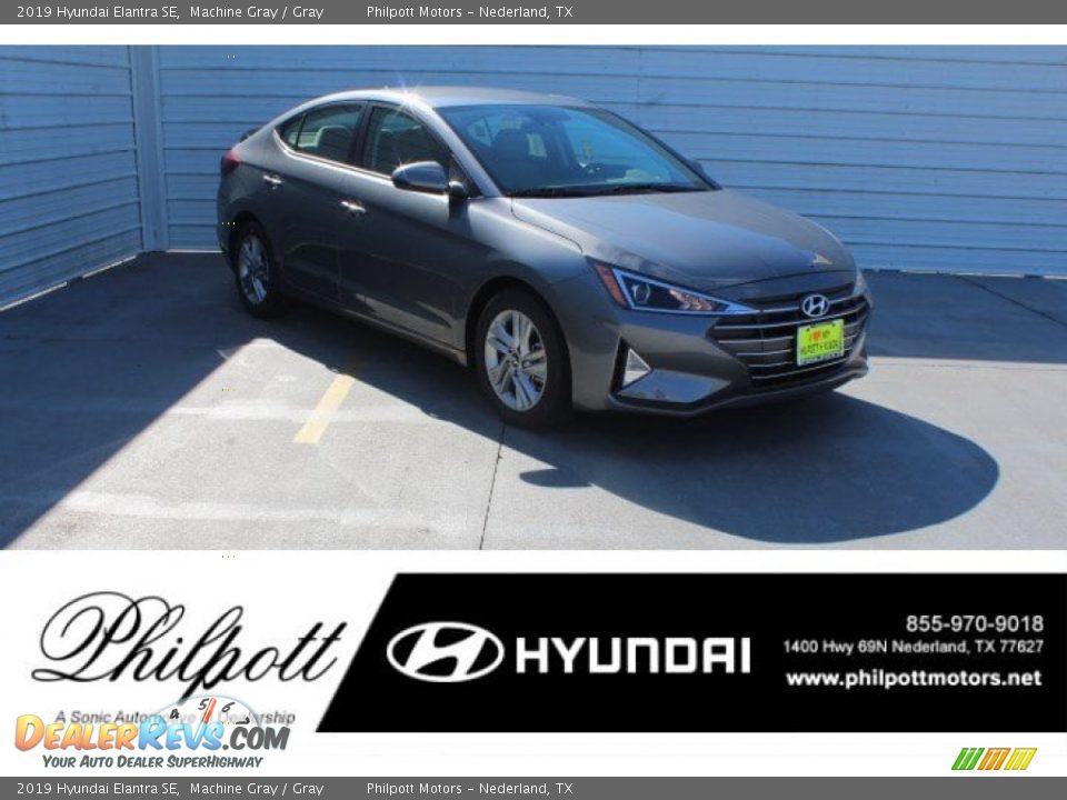 2019 Hyundai Elantra SE Machine Gray / Gray Photo #1