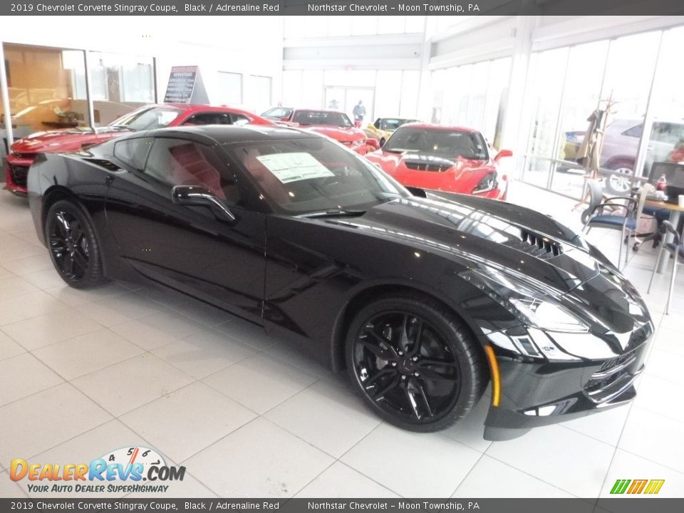 Black 2019 Chevrolet Corvette Stingray Coupe Photo #7
