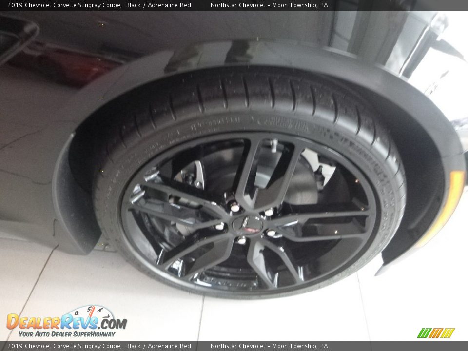 2019 Chevrolet Corvette Stingray Coupe Black / Adrenaline Red Photo #10