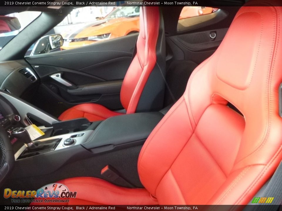 2019 Chevrolet Corvette Stingray Coupe Black / Adrenaline Red Photo #14