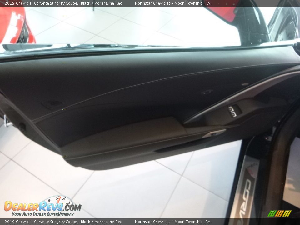 2019 Chevrolet Corvette Stingray Coupe Black / Adrenaline Red Photo #15