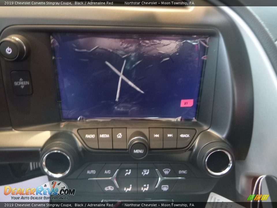 2019 Chevrolet Corvette Stingray Coupe Black / Adrenaline Red Photo #17