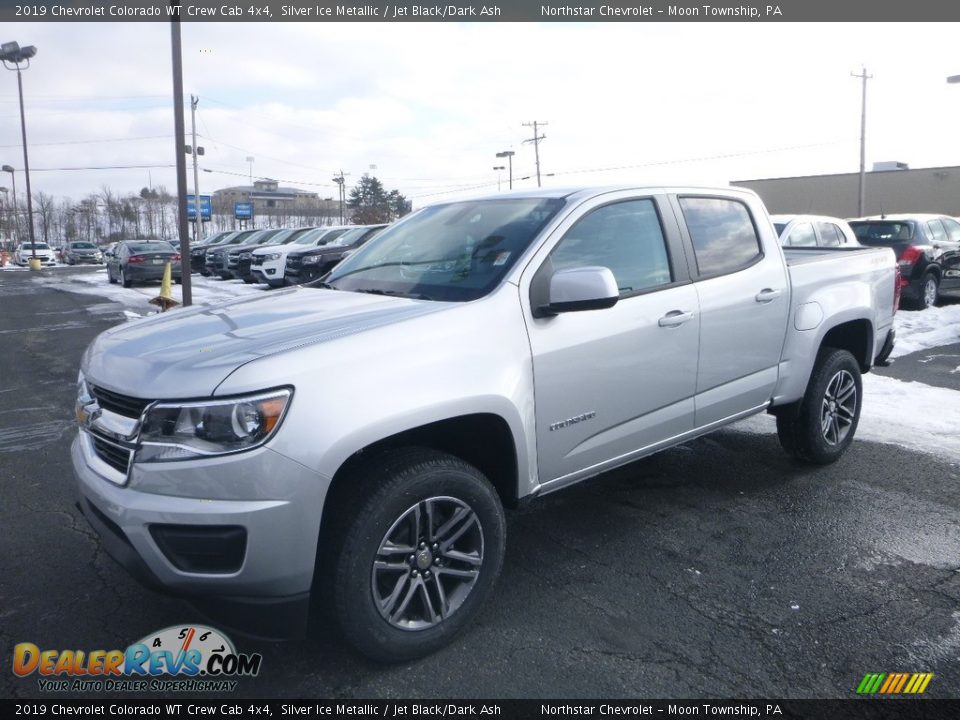 2019 Chevrolet Colorado WT Crew Cab 4x4 Silver Ice Metallic / Jet Black/Dark Ash Photo #1