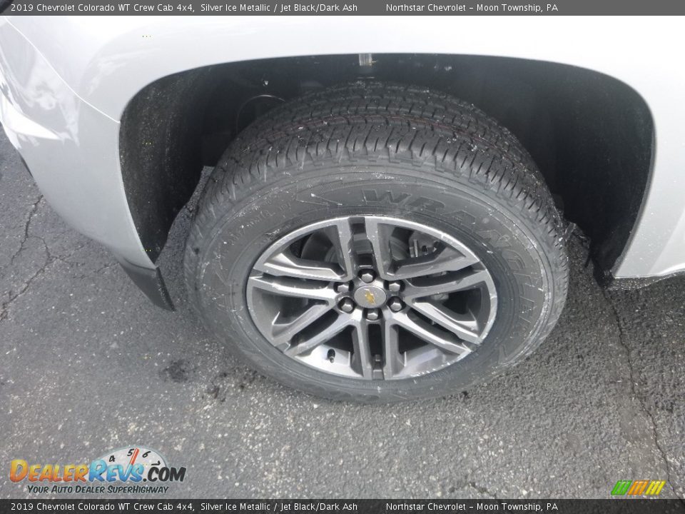 2019 Chevrolet Colorado WT Crew Cab 4x4 Silver Ice Metallic / Jet Black/Dark Ash Photo #2