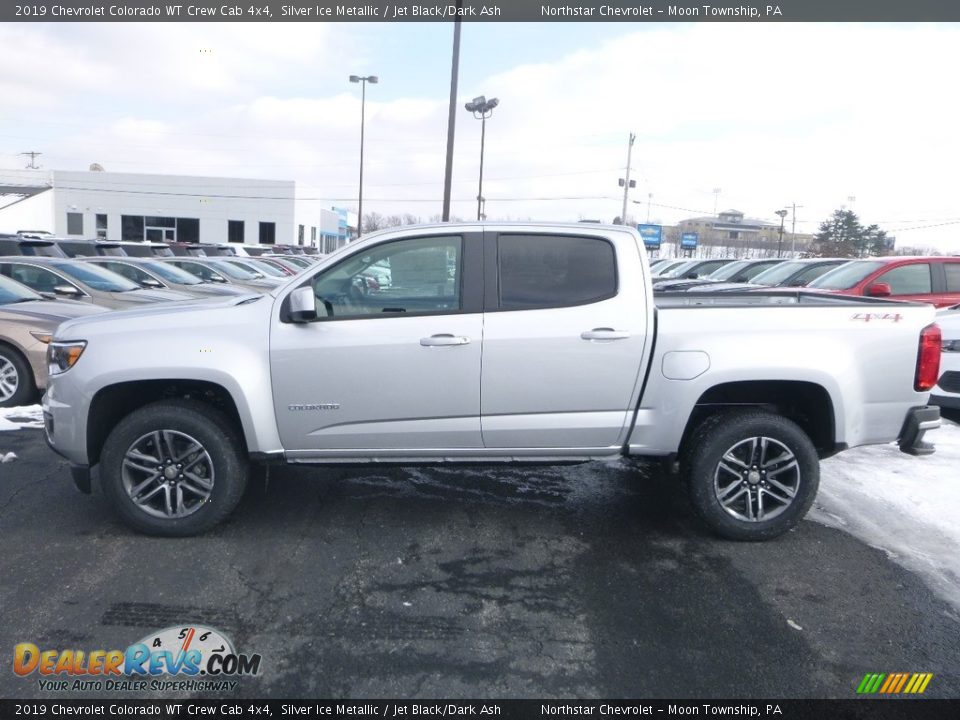 2019 Chevrolet Colorado WT Crew Cab 4x4 Silver Ice Metallic / Jet Black/Dark Ash Photo #3