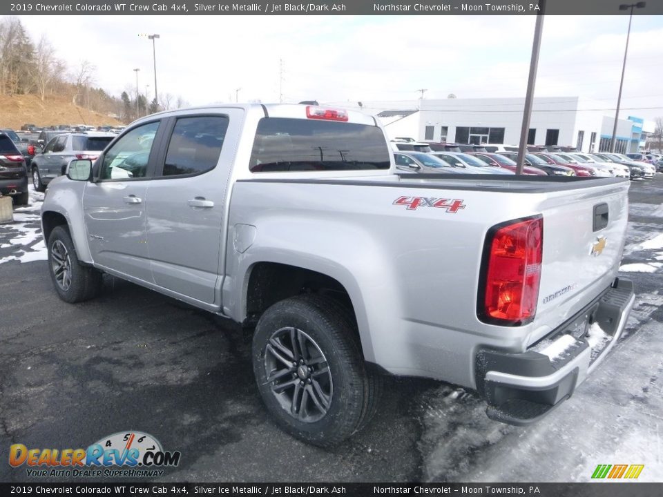 2019 Chevrolet Colorado WT Crew Cab 4x4 Silver Ice Metallic / Jet Black/Dark Ash Photo #4