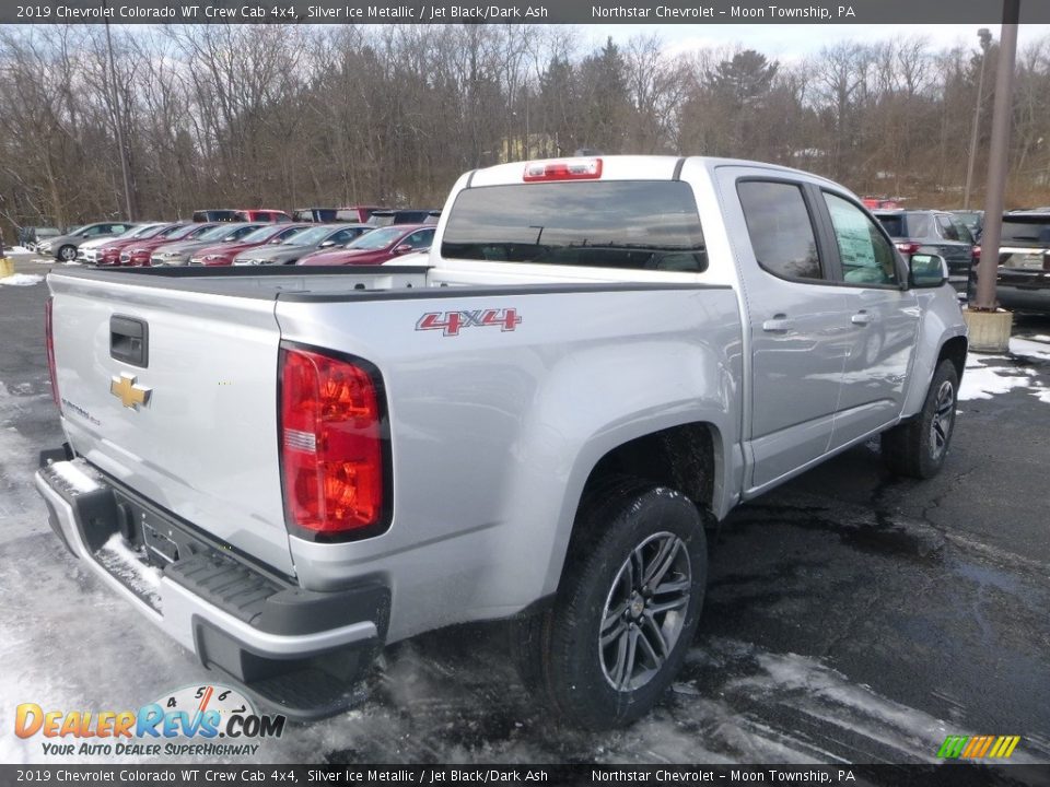 2019 Chevrolet Colorado WT Crew Cab 4x4 Silver Ice Metallic / Jet Black/Dark Ash Photo #6