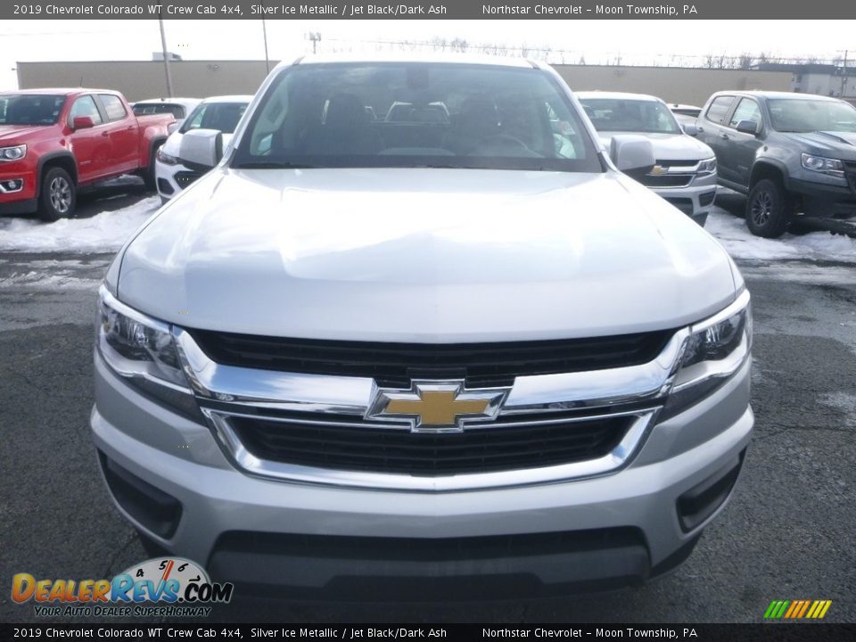 2019 Chevrolet Colorado WT Crew Cab 4x4 Silver Ice Metallic / Jet Black/Dark Ash Photo #9