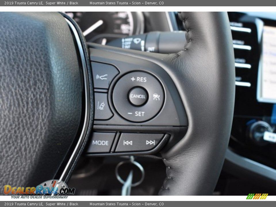 2019 Toyota Camry LE Super White / Black Photo #27