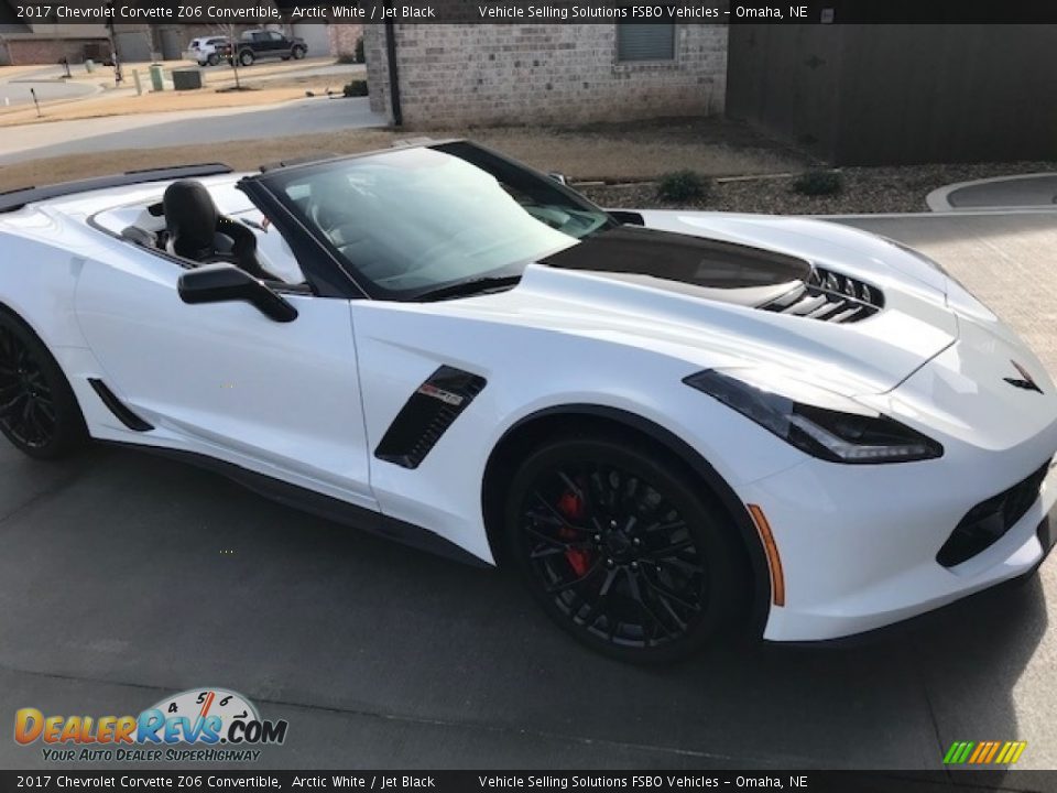 2017 Chevrolet Corvette Z06 Convertible Arctic White / Jet Black Photo #1