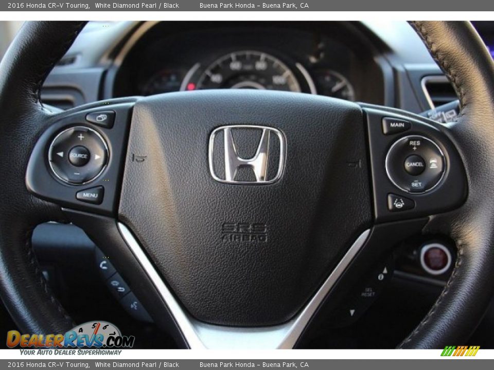 2016 Honda CR-V Touring White Diamond Pearl / Black Photo #24