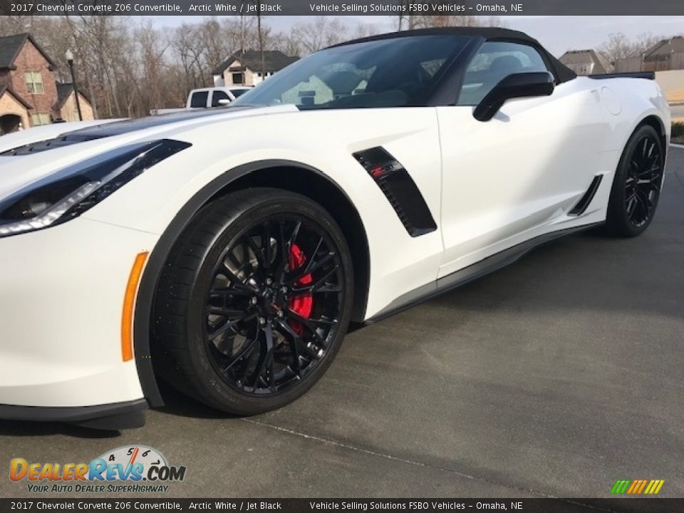 2017 Chevrolet Corvette Z06 Convertible Arctic White / Jet Black Photo #10