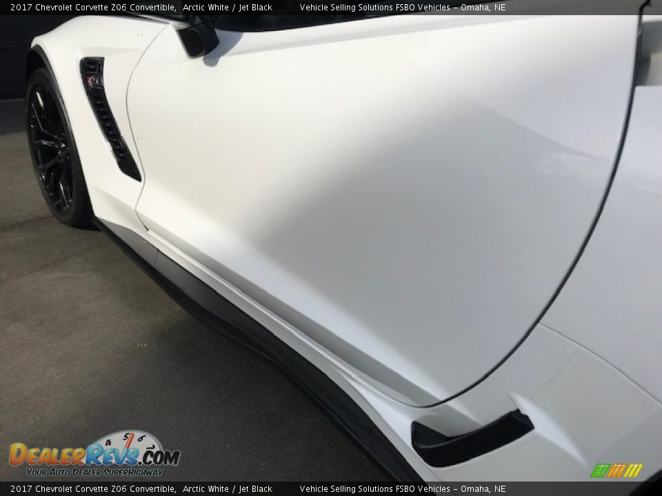 2017 Chevrolet Corvette Z06 Convertible Arctic White / Jet Black Photo #13