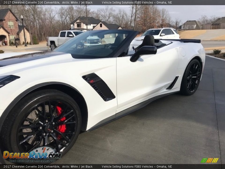 2017 Chevrolet Corvette Z06 Convertible Arctic White / Jet Black Photo #15