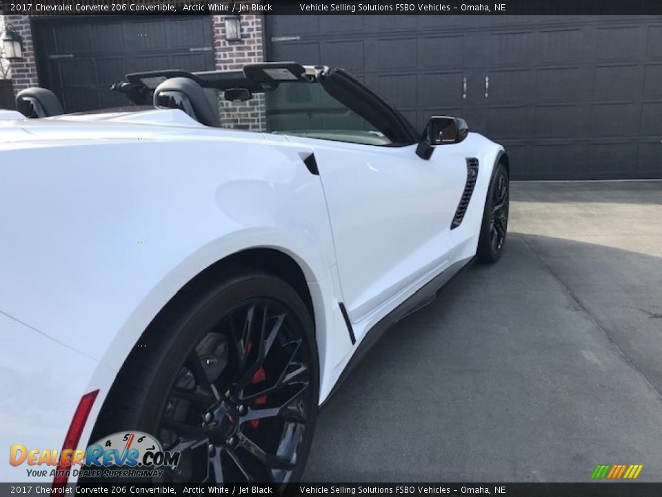 2017 Chevrolet Corvette Z06 Convertible Arctic White / Jet Black Photo #17