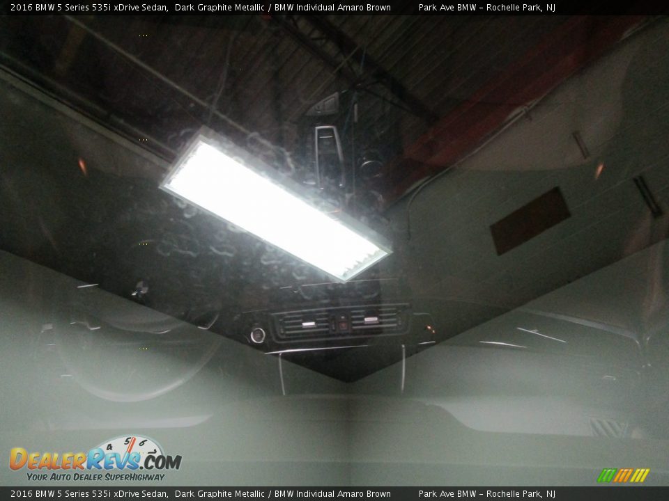 2016 BMW 5 Series 535i xDrive Sedan Dark Graphite Metallic / BMW Individual Amaro Brown Photo #19