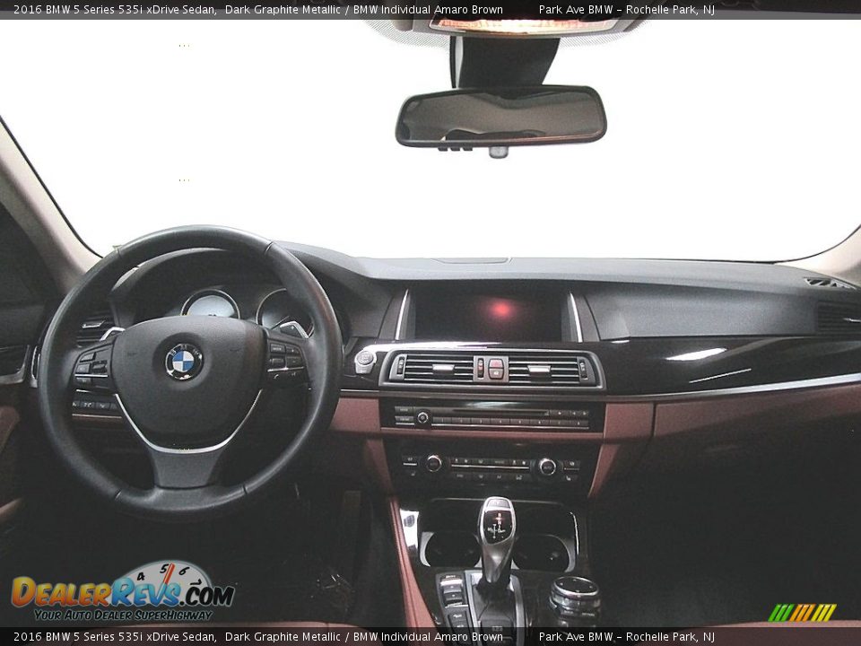 2016 BMW 5 Series 535i xDrive Sedan Dark Graphite Metallic / BMW Individual Amaro Brown Photo #20