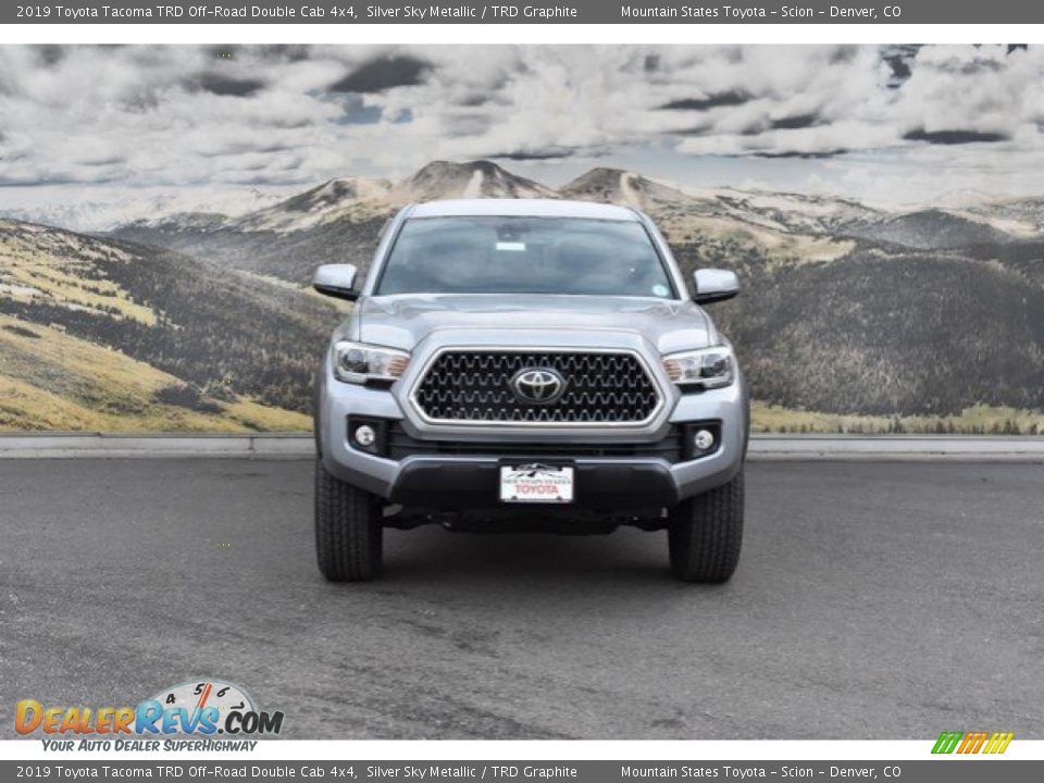 2019 Toyota Tacoma TRD Off-Road Double Cab 4x4 Silver Sky Metallic / TRD Graphite Photo #2