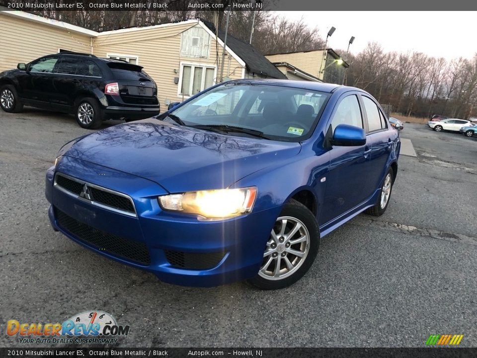 2010 Mitsubishi Lancer ES Octane Blue Metallic / Black Photo #1