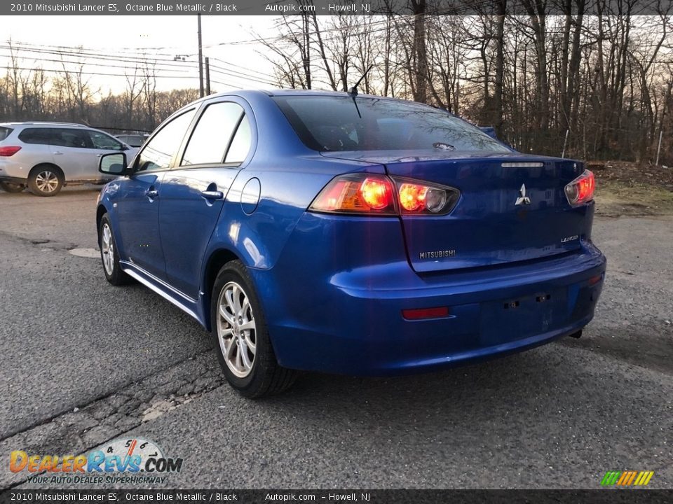 2010 Mitsubishi Lancer ES Octane Blue Metallic / Black Photo #3