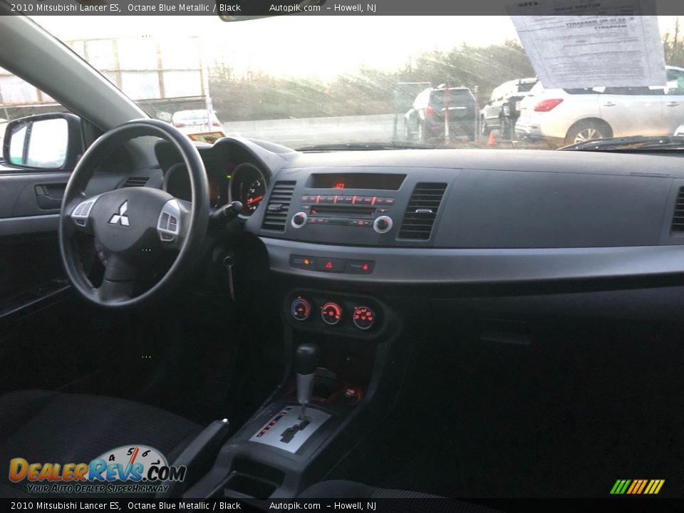 2010 Mitsubishi Lancer ES Octane Blue Metallic / Black Photo #11