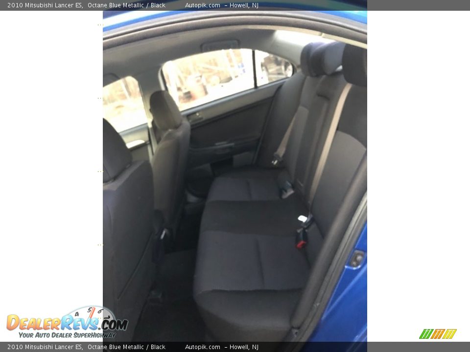 2010 Mitsubishi Lancer ES Octane Blue Metallic / Black Photo #12