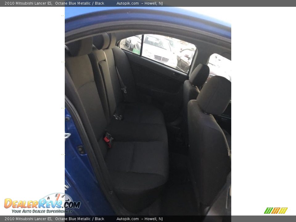 2010 Mitsubishi Lancer ES Octane Blue Metallic / Black Photo #14