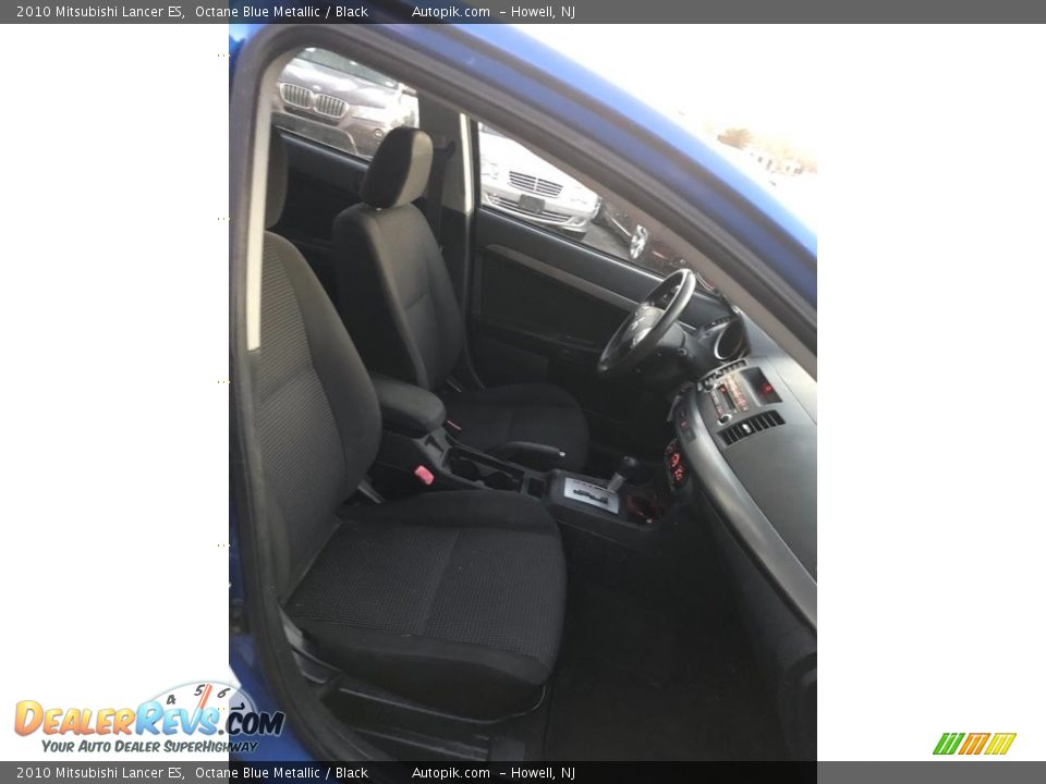 2010 Mitsubishi Lancer ES Octane Blue Metallic / Black Photo #15