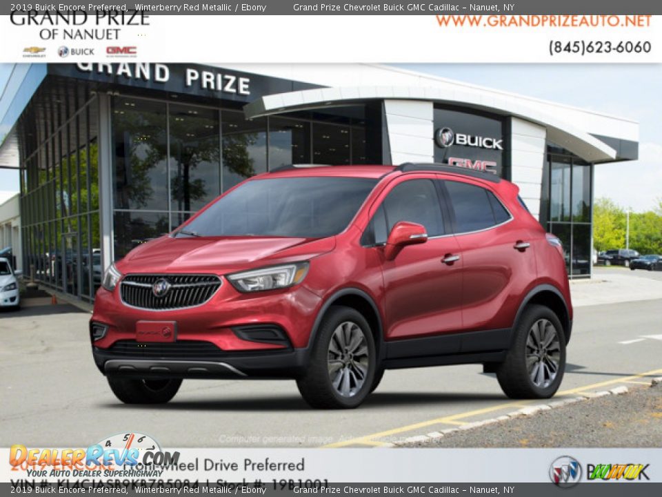 2019 Buick Encore Preferred Winterberry Red Metallic / Ebony Photo #1