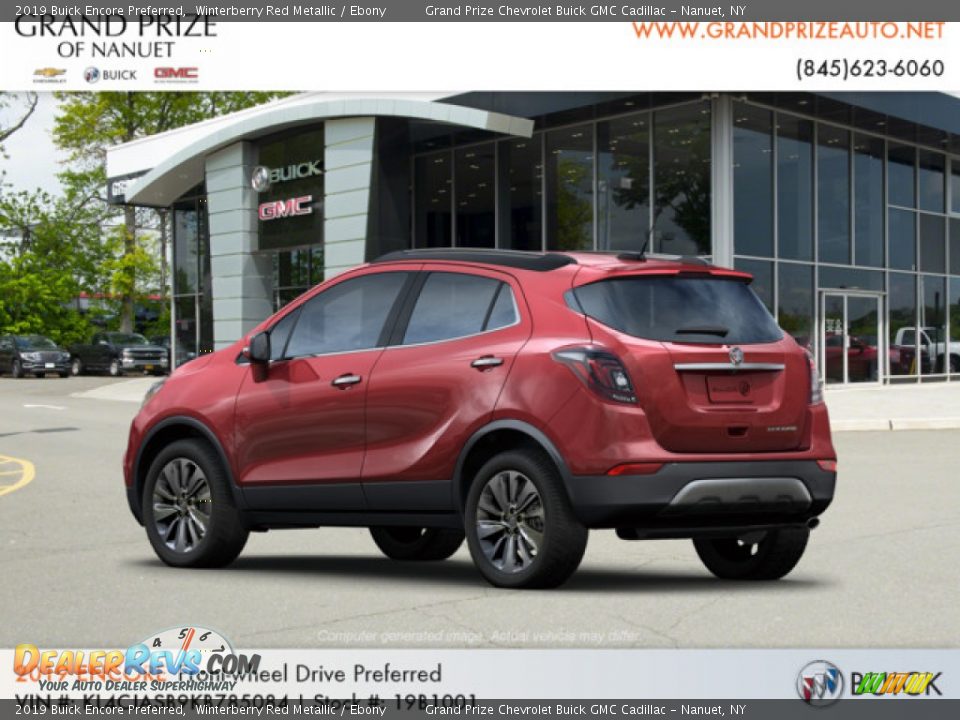 2019 Buick Encore Preferred Winterberry Red Metallic / Ebony Photo #3