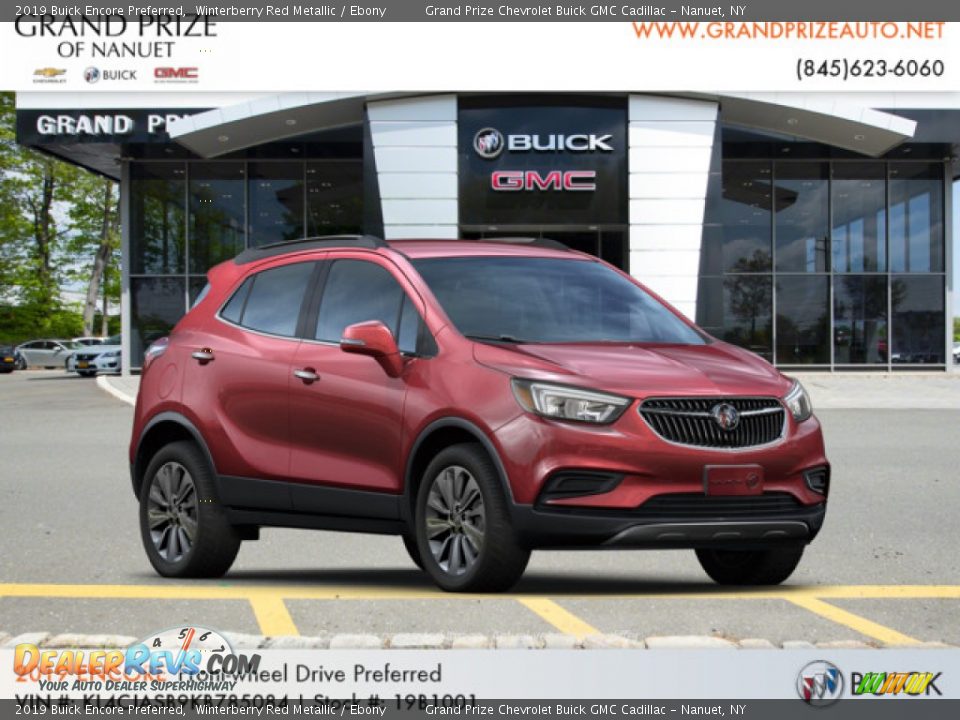 2019 Buick Encore Preferred Winterberry Red Metallic / Ebony Photo #4