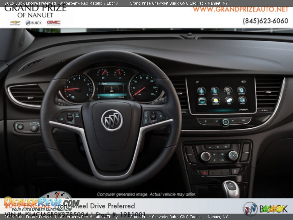 2019 Buick Encore Preferred Winterberry Red Metallic / Ebony Photo #5