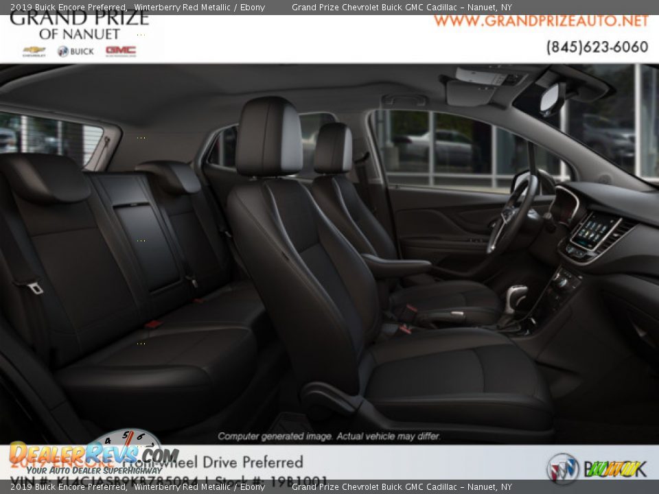 2019 Buick Encore Preferred Winterberry Red Metallic / Ebony Photo #8