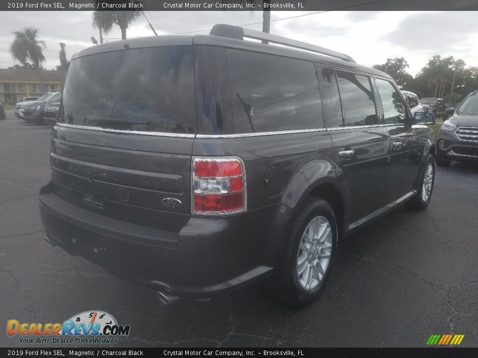 2019 Ford Flex SEL Magnetic / Charcoal Black Photo #5