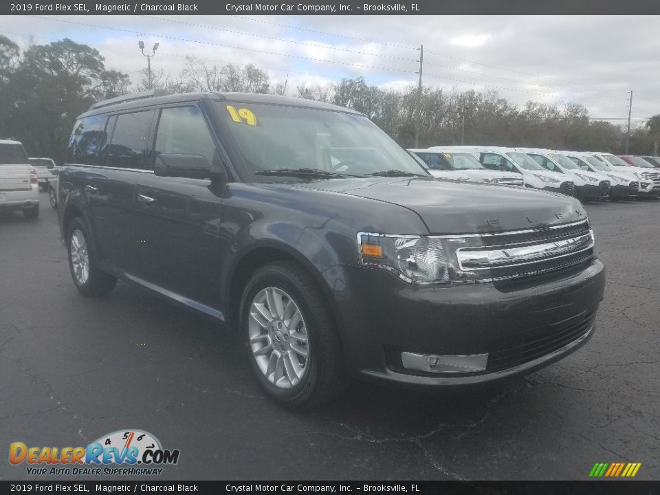 2019 Ford Flex SEL Magnetic / Charcoal Black Photo #7