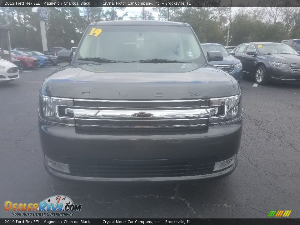 2019 Ford Flex SEL Magnetic / Charcoal Black Photo #8