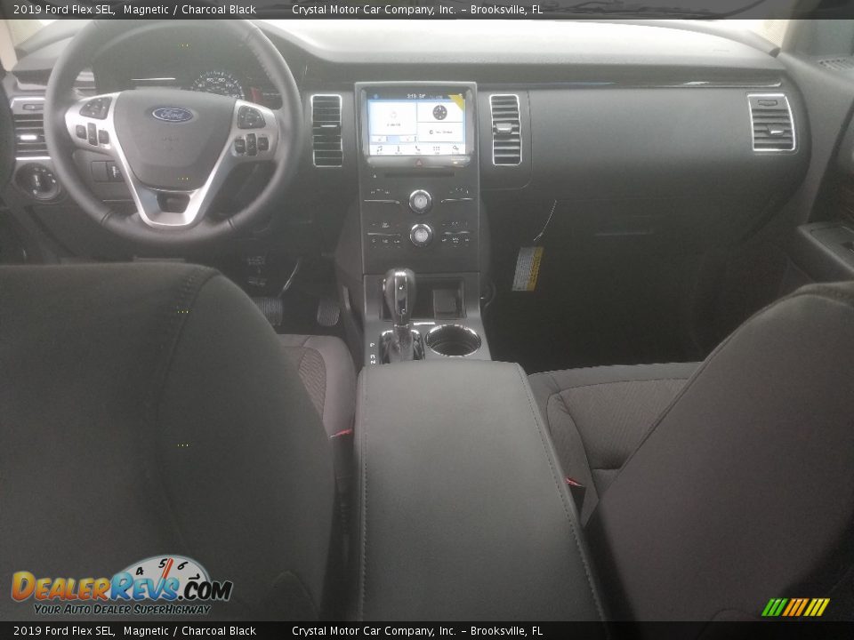 2019 Ford Flex SEL Magnetic / Charcoal Black Photo #14
