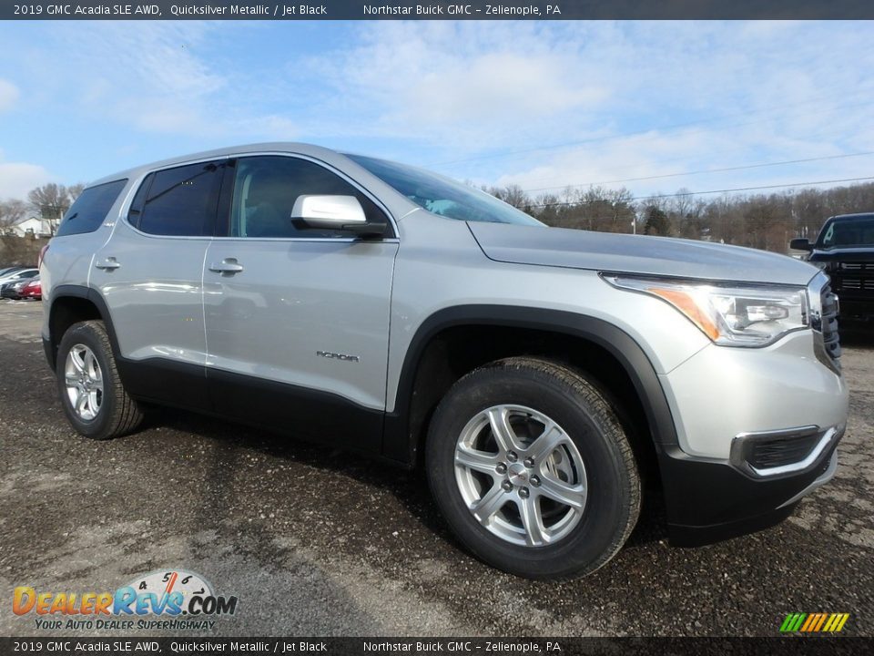 Quicksilver Metallic 2019 GMC Acadia SLE AWD Photo #3