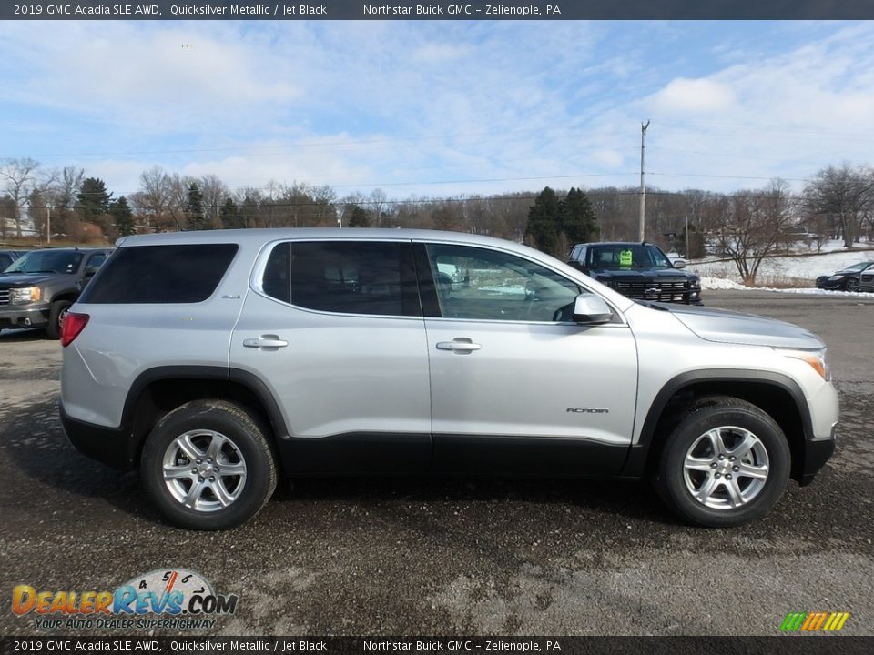 Quicksilver Metallic 2019 GMC Acadia SLE AWD Photo #4