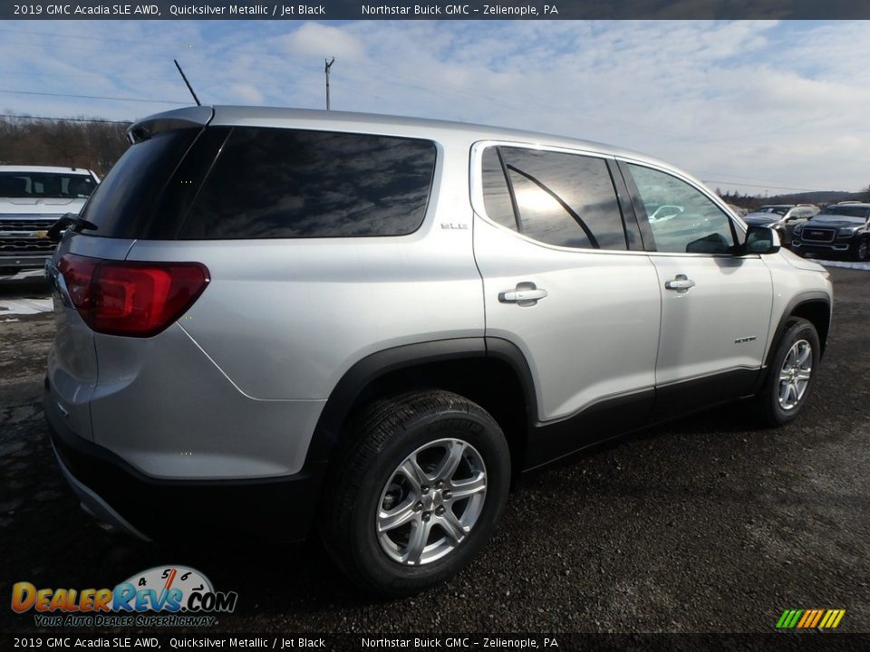 2019 GMC Acadia SLE AWD Quicksilver Metallic / Jet Black Photo #5