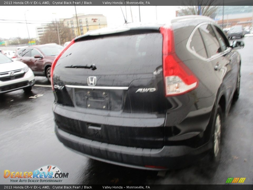 2013 Honda CR-V EX-L AWD Crystal Black Pearl / Black Photo #5